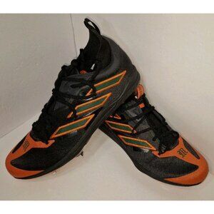 Adidas Afterburner UM Miami Hurricanes Baseball Cleats Men's Size 13 NEW